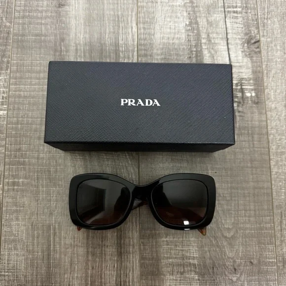 Prada PR A08S Violet Brown Sunglasses w/ Box - Picture 2 of 10